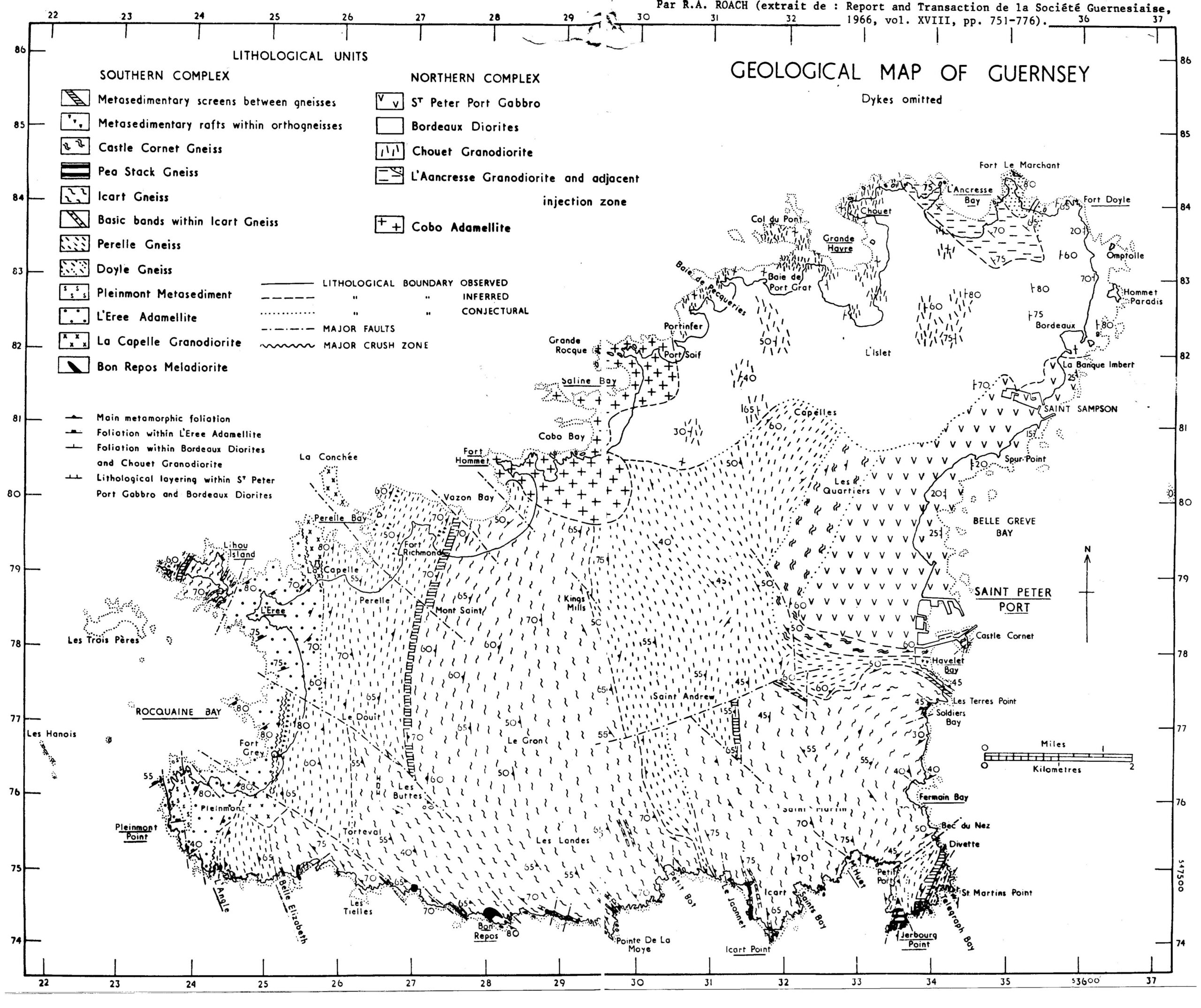 Guernesey geol map